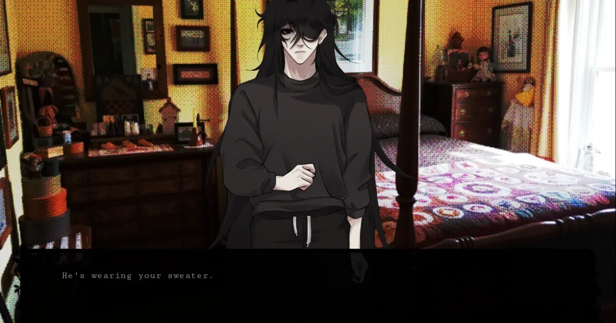 Home Is Where He Is - horror visual novel browser game